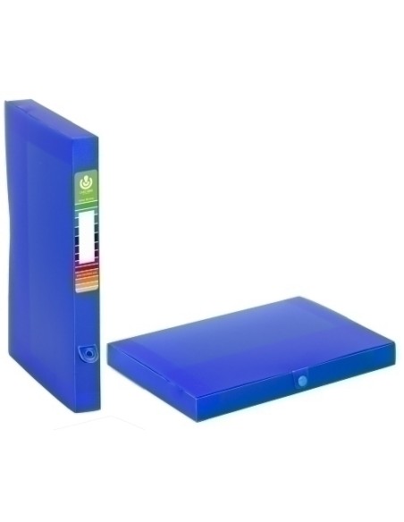 CARP.PROY.CARCH.PP Fº C/BROCHE 5 cm AZUL - Pack de 10 unidades